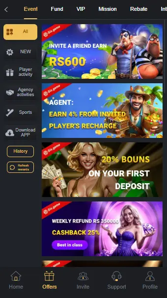 Six Game Events